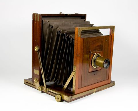 Folding camera, Thomas Girvan, 1870s