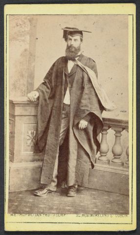 George Goode M.B.T.C. circa 1860, Dublin. Metropolitan Photographic Co. Purchased 1916. Te Papa