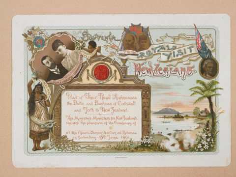 1901 Royal Tour invitation