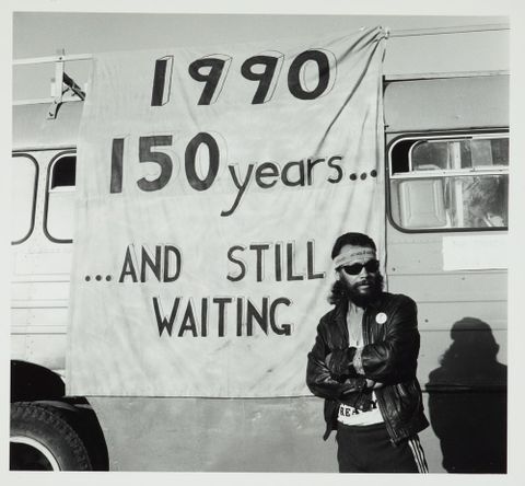 Waitangi protest, 1990