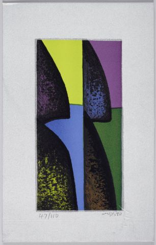 Michael Smither, Untitled, 1990, lithograph. Purchased 2010. Te Papa (CA000931/003/0337)