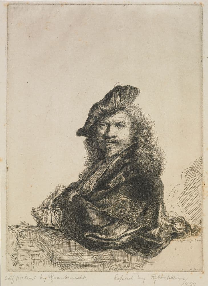 Self portrait by Rembrandt. | Collections Online - Museum of New