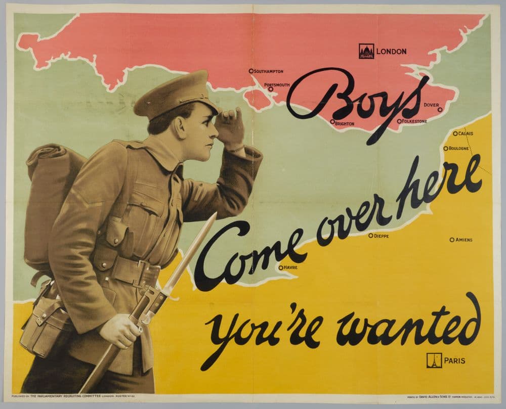 Poster, 'Boys Come Over Here' | Collections Online - Museum of New