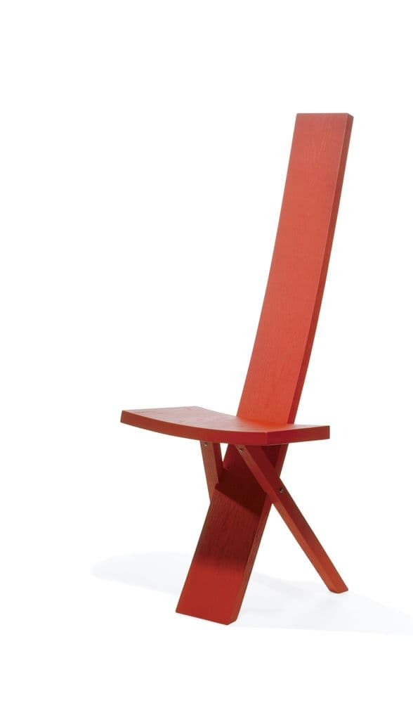 Red Stave Chair | Collections Online - Museum of New Zealand Te