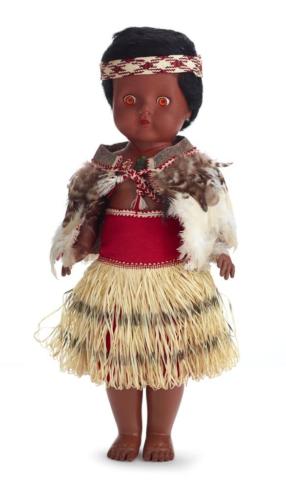 ニュージーランド　マオリ族　人形 Doll, Māori | Collections Online - Museum of New Zealand Te Papa