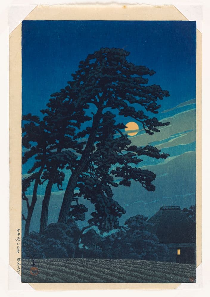 Magome no tsuki (Full moon at Nagome) from the series Tōkyō