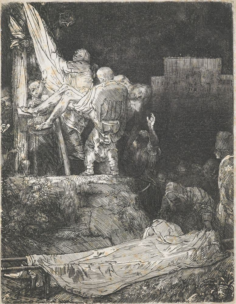 The descent from the cross by torchlight. | Collections Online