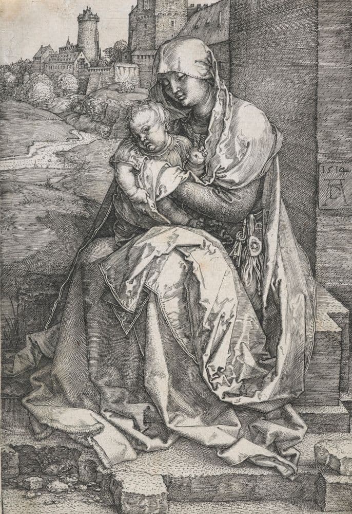 The Virgin and child seated by the wall. | Collections Online