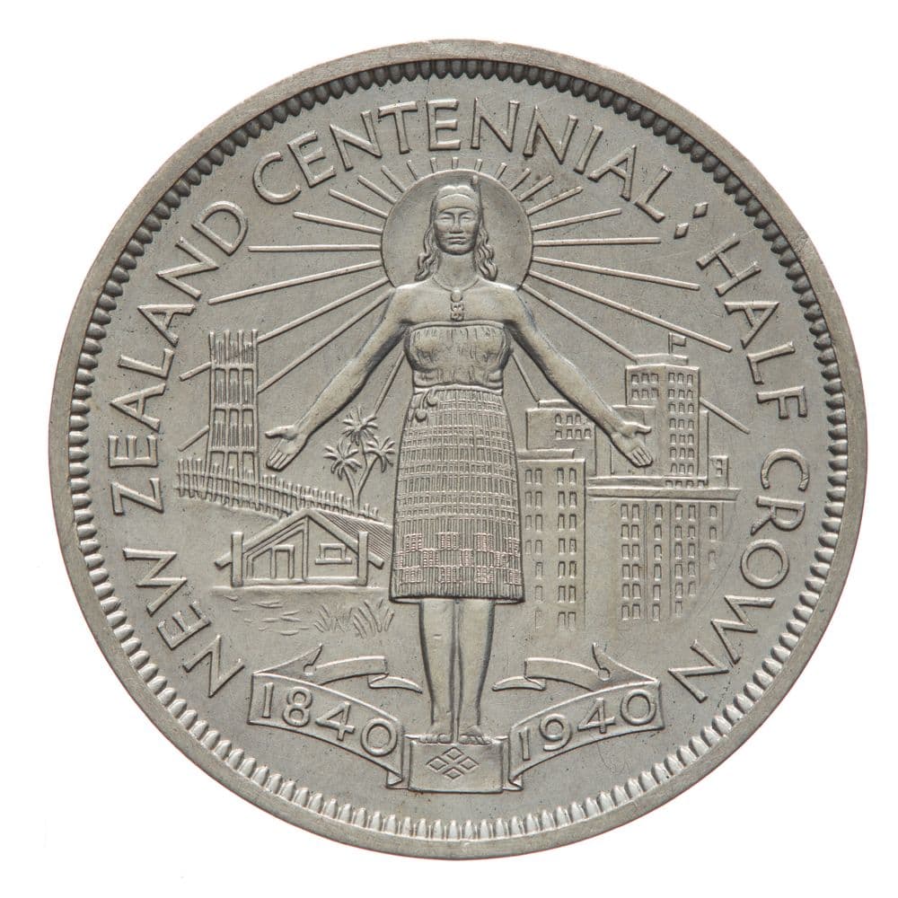 New Zealand Centennial Half-Crown 1840 - 1940 | Collections Online