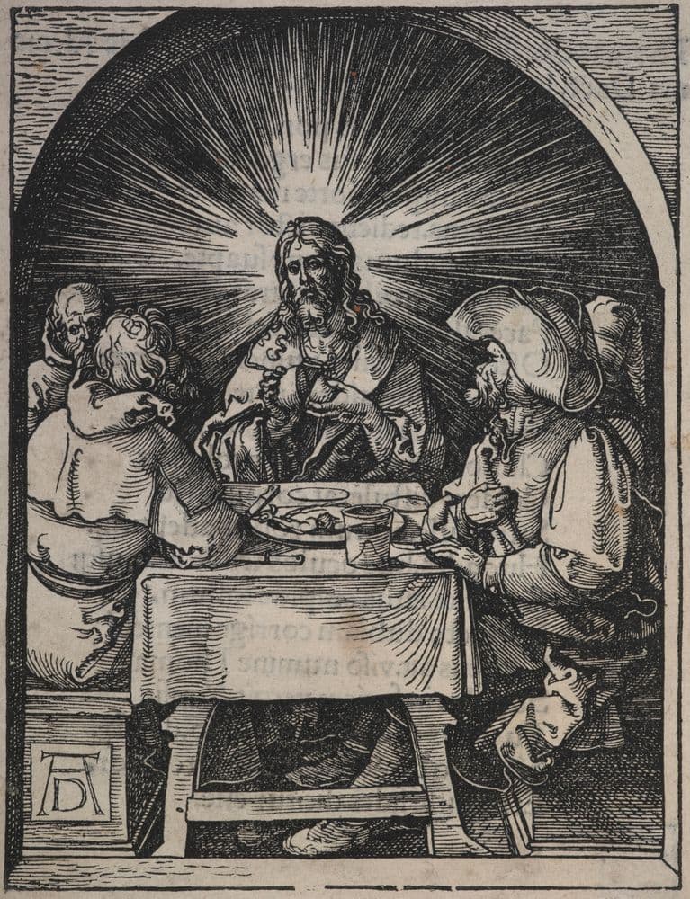 Christ in Emmaus. From: The small Passion. | Collections Online