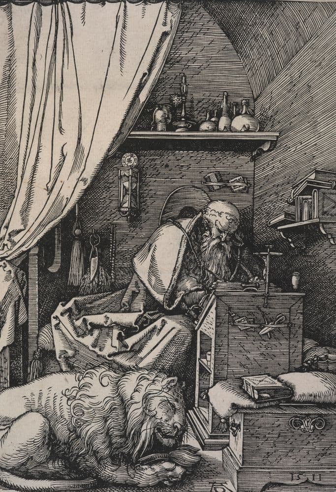 St Jerome in his cell. | Collections Online - Museum of New