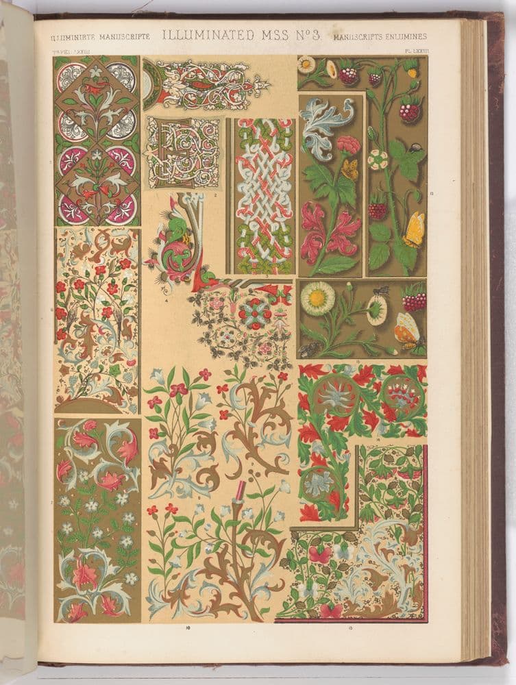 Medieval Ornament. Illuminated Manuscripts (3). Fourteenth and