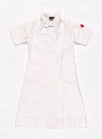red cross dress uniform WWII Vintage 1940s 1950s AMERICAN RED Cross Uniform Volunteer Nurse  Military Dress Matching Red Cross Hat Grey White Heather Vintage Size 12