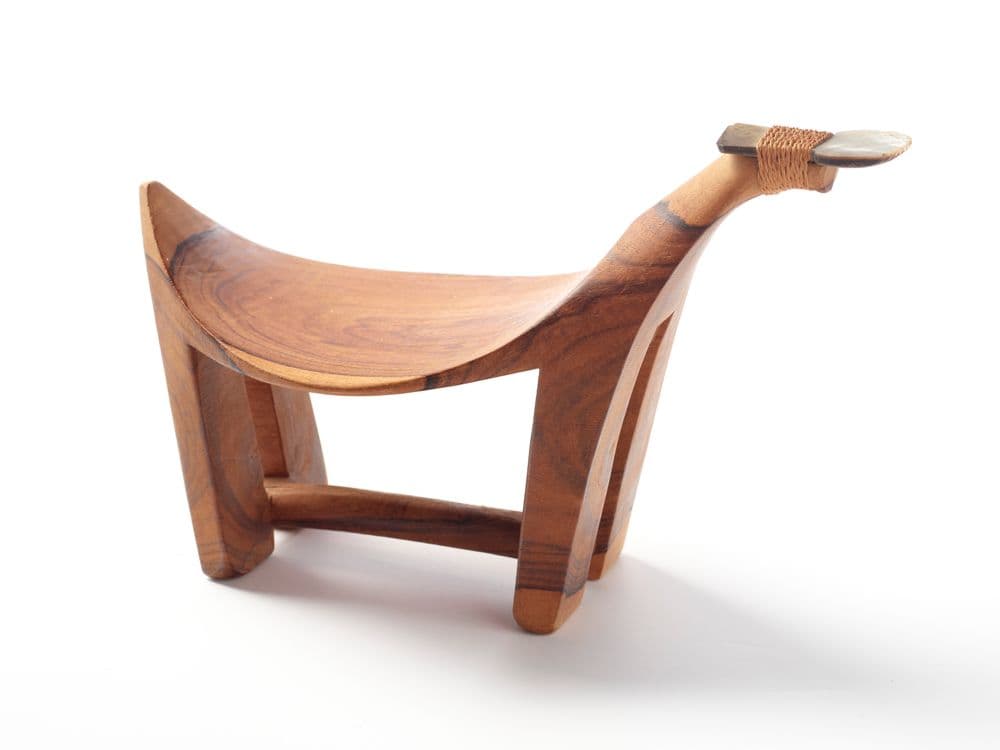 年末・年始SALE 藁スツール　剥離 Coconut scraping stool (model) | Collections Online - Museum of